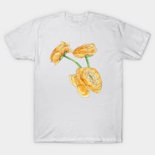 Yellow Peonies T-Shirt